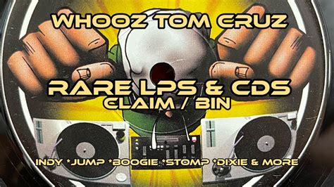 Whooz Tom Cruz Sellin Records Aka Vinyl And Cds Claim Bin ~rare Items
