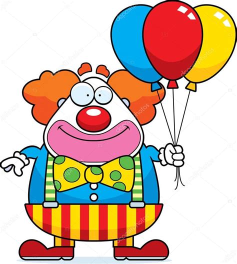 Cartoon Clown Balloons Stock Vector Cthoman 132693010