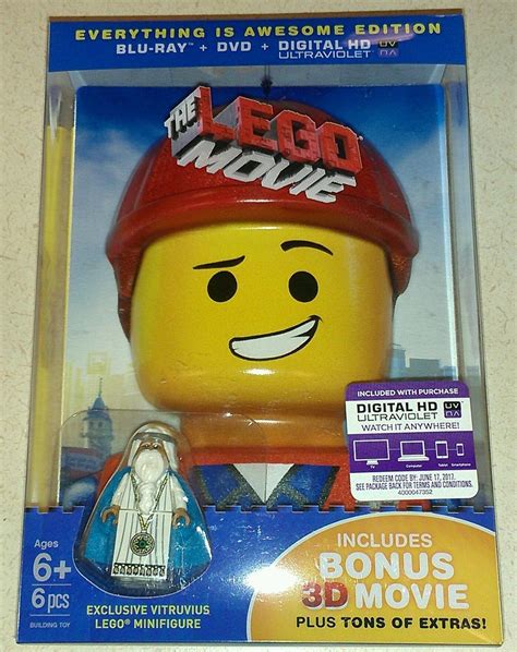 Lego Movie 3d Combo Everything Is Awesome Edition Usa Hi Def Ninja