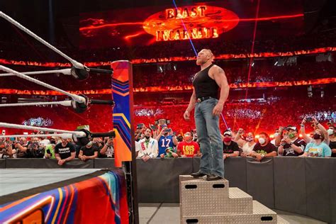 Wwe Smackdown Brock Lesnar Possibly Working In Live Events In Early 2022
