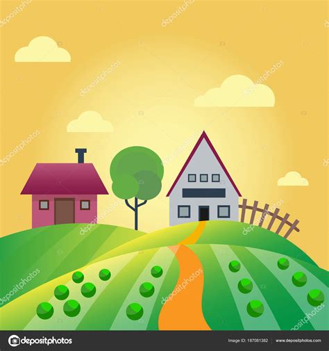 Farm Agriculture Banner Rural Landscape Products Old Barn And Field