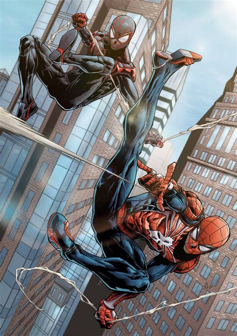 Insomniacs Spider Men Colored By Reigard88 On Deviantart Spiderman Comic Art Spiderman