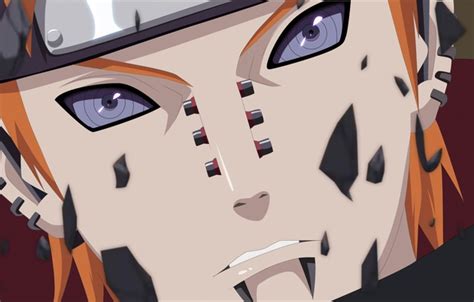 Wallpaper Naruto Man Face Sharingan Evil Akatsuki Piercing