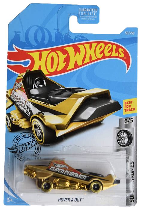 Hot Wheels Super Chromes 25 Hover Out 50250 Gold