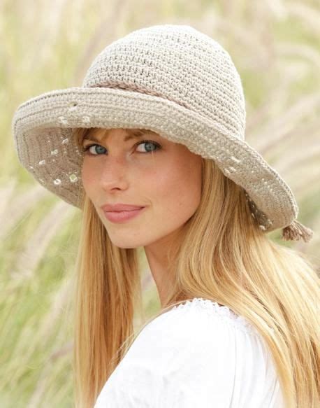 Crochet Hat Beach Hat Summer Hat Sun Hat Womens Hat Brim Hat Crochet