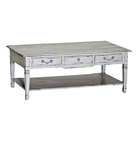 Dunelm toulouse french shabby chic white coffee table. Grace French Country Antique White Shabby Chic Coffee Table