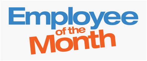 Employee Of The Month Transparent Free Transparent Clipart Clipartkey