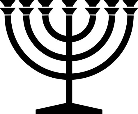 Menorah Clipart Judaism Symbol Menorah Judaism Symbol Transparent Free