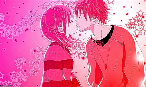 Love Couple Anime Valentine Day Wallpapers Hd Wallpaper