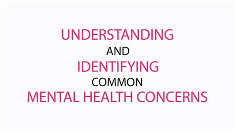 Recognize Common Mental Health Concerns Nimhans Youtube