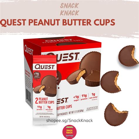 Quest Nutrition Peanut Butter Cups 42g Per Pack 4pack Or 12pack