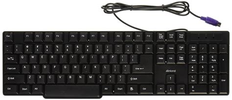 Proht Ps2 Serial Standard Black Pro Keyboard 104 Key Windows Pc
