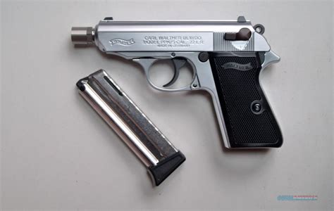 Walther Ppks 22 Lr Nickel Nib For Sale
