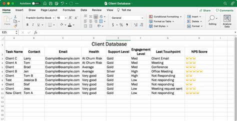 Client Database Excel Spreadsheet Example Of Spreadsh Vrogue Co