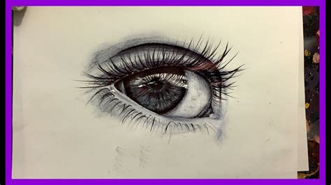 Fortunately whether you want to draw a realistic girls face or a cartoon face you can use reference lines and a step by step approach to help you succeed. HOW TO DRAW A REALISTIC EYE (BALLPOINT PEN) - YouTube