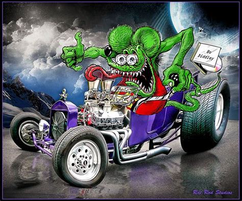 Rat Fink Hot Rod Art Look Back To Our Examples Page For More Rat Rod