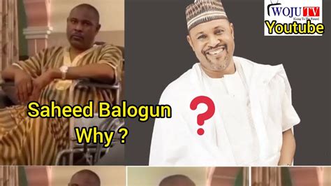 Yoruba Movie Actor Saheed Balogun Wheelchair Vidoe Lateef Adedemeji Femi Adebayo Odunlade