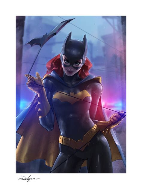 Preview Sideshow Collectibles Batgirl Print By Jeehyung Lee The Batman Universe