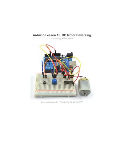 Pdf Arduino Lesson 15 Dc Motor Reversing Adafruit Dokumentips