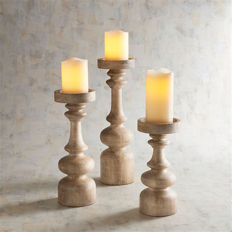 Wooden Modern Pillar Candle Holders Candle Holders Wooden Pillar Candle Holders Pillar Candles