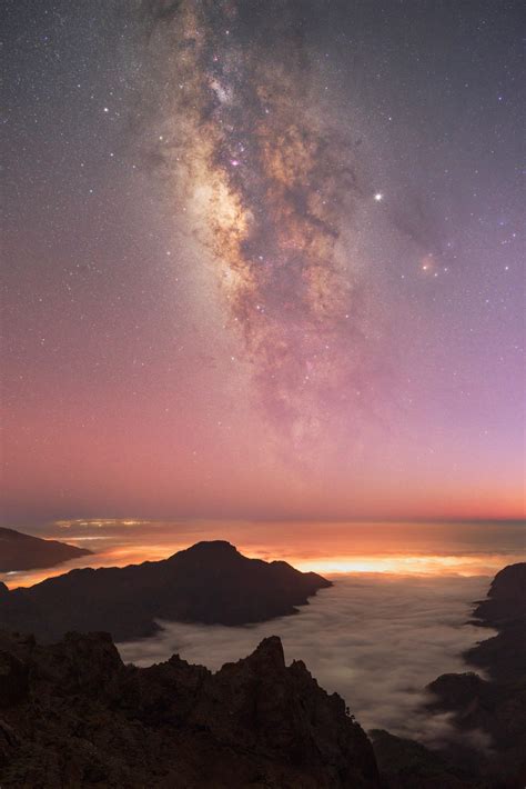 Interesting Photo Of The Day Milky Way From La Palma Island