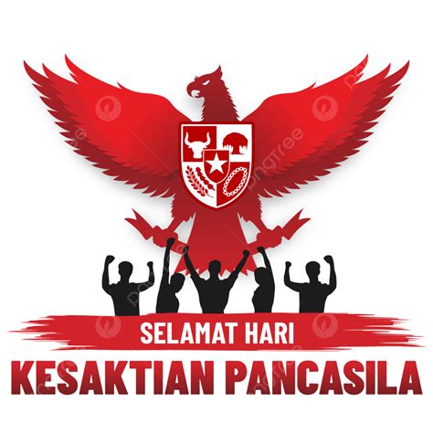 kesaktian pancasila vector hd images kesaktian pancasila design with red garuda indonesia