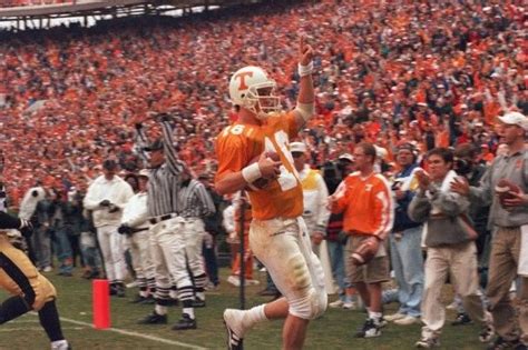In A Nov 29 1997 Photograph Tennessee Quarterback Peyton Manning