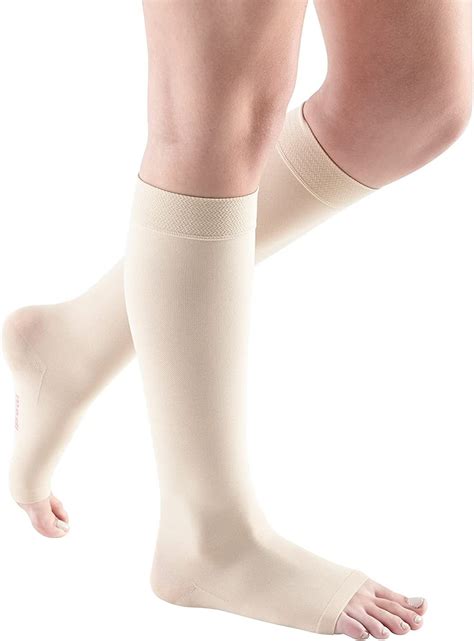 Mediven Comfort 20 30 Mmhg Calf High Compression Stockings Open Toe