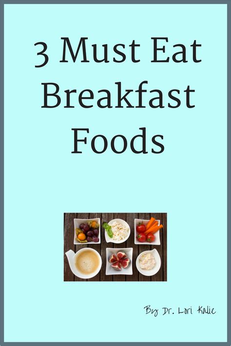 Three Must Eat Breakfast Foods Dr Lori Kalie Anti Inflammation Recipes Anti Inflammatory