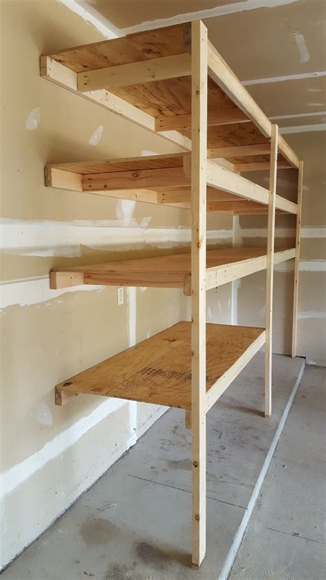 They're the perfect size for those giant plastic bins, and are great for storing camping gear and christmas. Ana White | Garage Shelves - DIY Projects