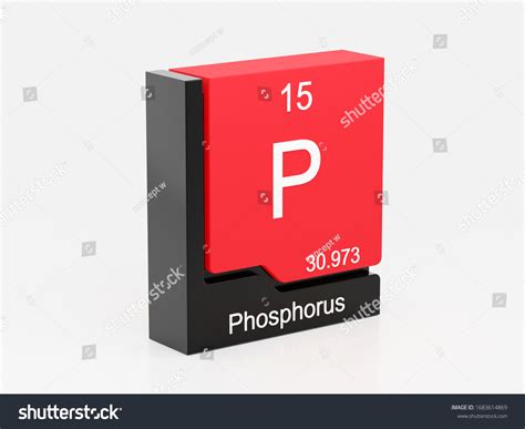 Phosphorus Periodic Table Element Modern Icon Stock Illustration 1683614869