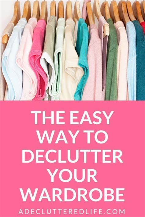 How To Declutter Your Closet 5 Easy Steps A Decluttered Life