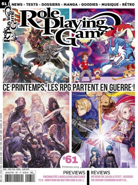 Role Playing Game Tout Le Rpg Tome 61 Heroic Fantasy Magie [canal Bd]