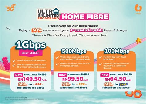 U Mobile Ultra Unlimited Home Fibre Broadband Starts From Rm6450