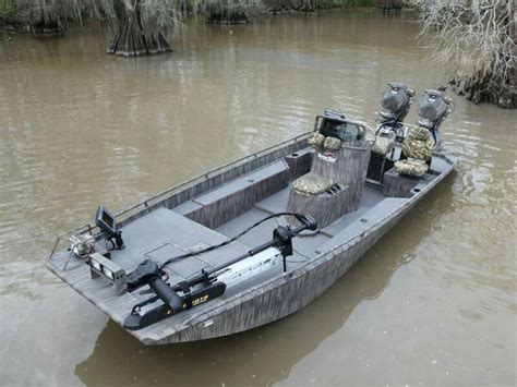 Gator Tail Duck Hunting Boat Mud Boats Jon Boat Modifications