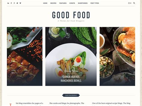 Best Food Wordpress Themes For Sharing Recipes Athemes