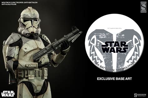 Star Wars Clone Trooper Wolfpack 104th Battalion Sixth Scale Figure