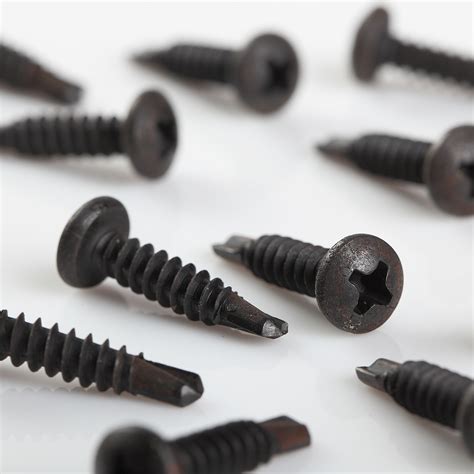 500pcs Phillips Pan Head Black Oxide 8 X 34 Self Tapping Screws Ebay