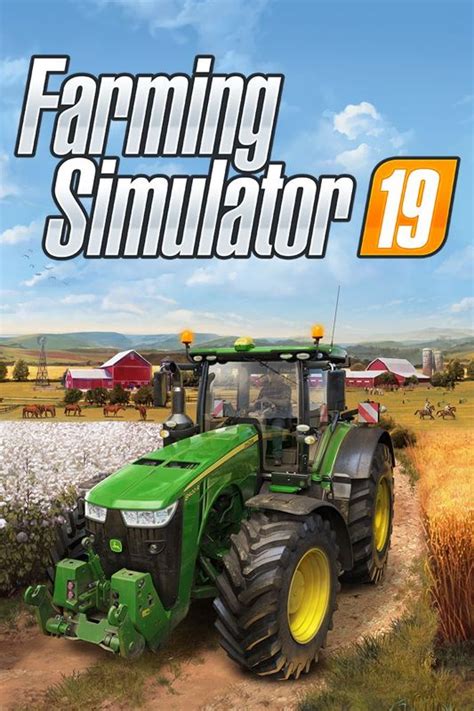 Farming Simulator 19 2018 Xbox One Box Cover Art Mobygames