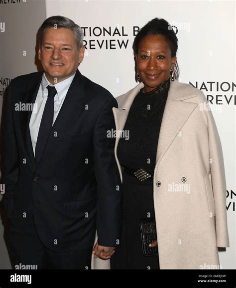 January New York New York Usa Netflix Chief Content Officer Ted Sarandos And His