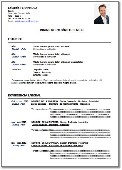 Nuestras plantillas de curriculum vitae para descargar gratis diseñadas en formato word te permitirán solucionar algunas de estas dudas y te evitarán la ¡que estás esperando para descargar de forma gratuita el modelo de cv que más te guste e ir a la búsqueda de ese puesto anhelado! Modelos de Currículum Vitae GRATIS 15 plantillas Word