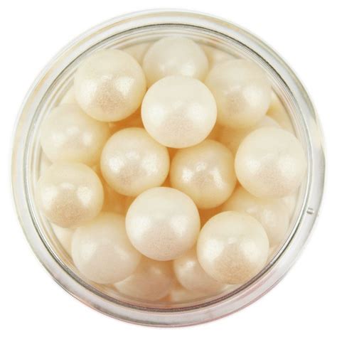 pearly ivory sugar pearls 8mm in 2021 sweet treats edible pear