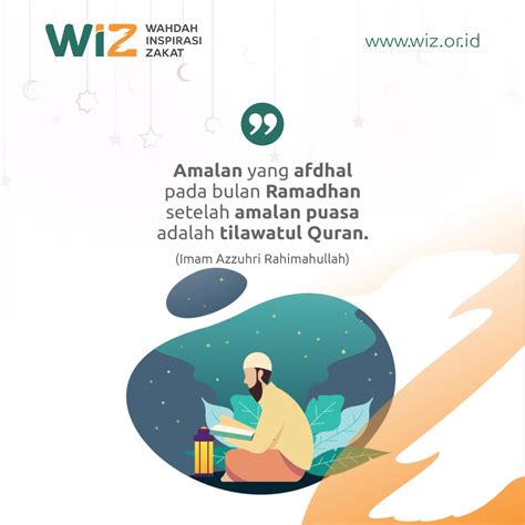 Ramadhan Bulan Al Quran Wahdah Inspirasi Zakat