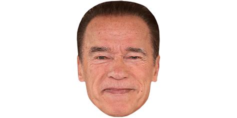 Arnold Schwarzenegger Smile Celebrity Mask Celebrity Cutouts