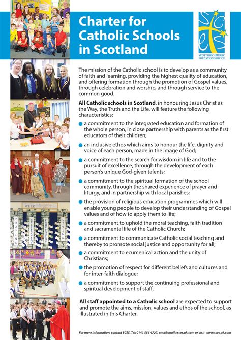 Scottish Catholic Education Service Sces Charter For Catholic Schools