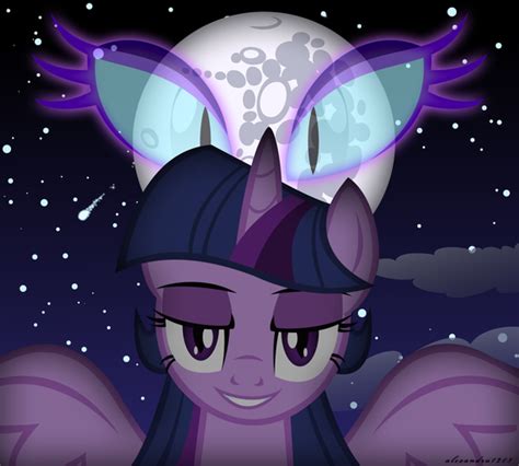 Image Princess Twilight And Nightmare Moon Effect By