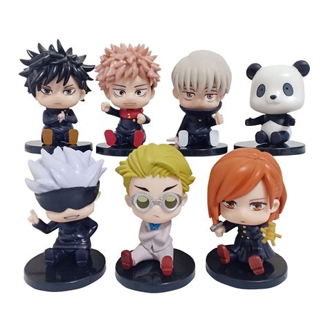 Buy Jujutsu Kaisen Figures Set Anime Gojo Satoru Itadori Yuji Action