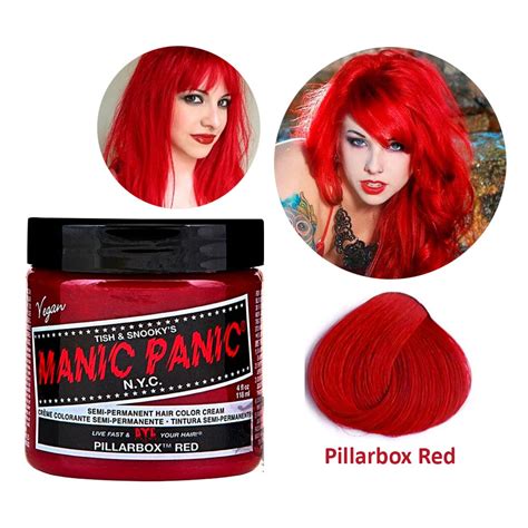 Manic Panic Hair Dye Manic Panic Pillarbox Redкрасный 118 Mlhair