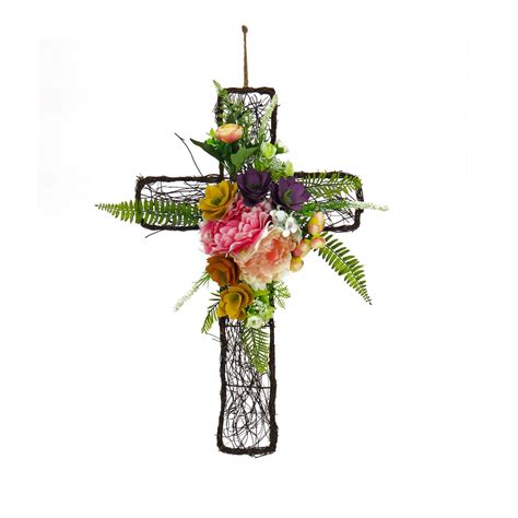 23 Floral Easter Cross Michaels