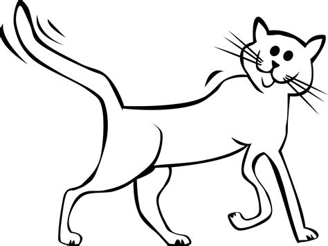 Cartoon Cat Drawings Clipart Best